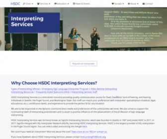 Aslnetwork.com(American Sign Language Interpreter Network) Screenshot
