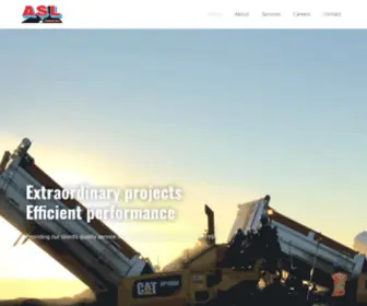 Aslpaving.ca(ASL Paving Ltd) Screenshot