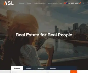 Aslre.com.au(Asl Real Estate) Screenshot