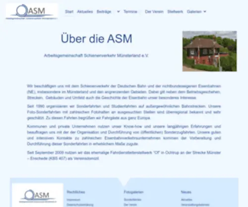 ASM-Muenster.de(ASM-Münster) Screenshot