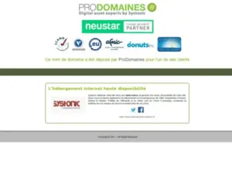 ASM-Services.com(ProDomaines : nom de domaine déposé) Screenshot