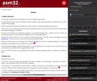 ASM32.info(ASM 32 info) Screenshot