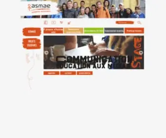 Asmae.org(Belgique Asmae asbl // Pour des jeunes acteurs de changement) Screenshot