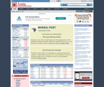 Asmainfo.com(News, Price, Charts, Financials, Research, Fundamental and Technical Analysis) Screenshot