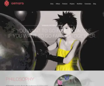 Asmarainternational.com(Thinking along and working together) Screenshot