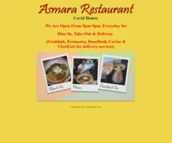 Asmararestaurantboston.com(Asmara Restaurant was established in 1986. For 22 years in Cambridge) Screenshot