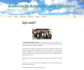 Asmatics.org(Associació Asmatològica Catalana) Screenshot