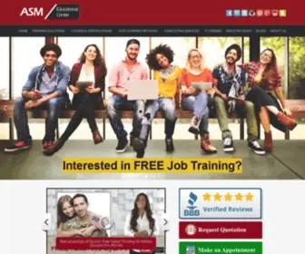 Asmed.com(ASM Educational Center) Screenshot