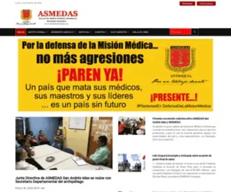 Asmedasantioquia.org(ASMEDAS Antioquia) Screenshot