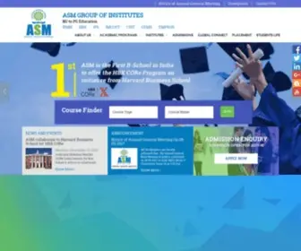 Asmedu.org(ASM Group of Institutes) Screenshot