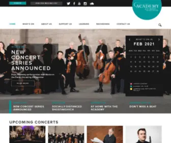 ASMF.org(The Academy of St Martin in the Fields) Screenshot