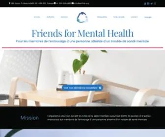 ASMFMH.org(Amis de la santé mentale) Screenshot