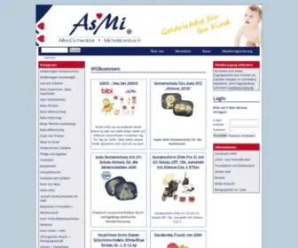 Asmi-Baby.de(Onlineshop) Screenshot