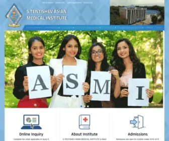Asmi.edu.kg(Asian Medical Institute) Screenshot