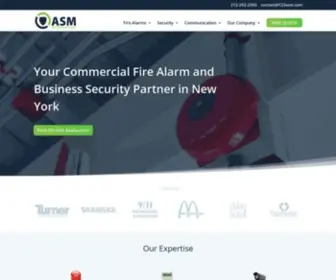 Asmintegrators.com(Commercial Fire Alarm Systems) Screenshot