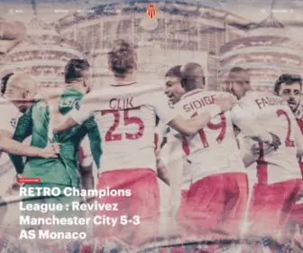 Asmonaco.com(Site officiel de l'AS Monaco Football Club) Screenshot