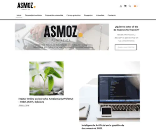 Asmoz.eus(ASMOZ Fundazioa) Screenshot