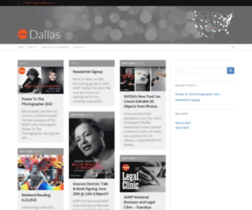 Asmpdallas.org(ASMP Dallas) Screenshot