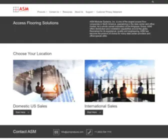 Asmproducts.com(ASM) Screenshot