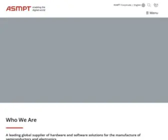ASMPT.com(ASMPT Corporate) Screenshot