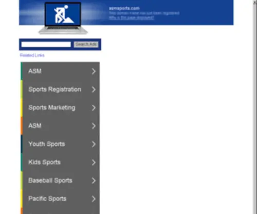 Asmsports.com(ASM Sports) Screenshot