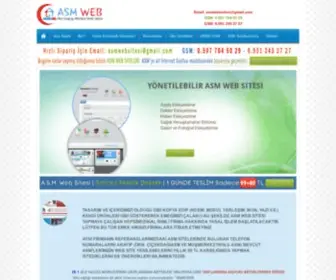 Asmwebsitesi.net(1600 Başarılı Referans 1 Günde Teslim Cep) Screenshot