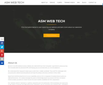 Asmwebtech.com(ASM Web Tech founded as an IT services company and) Screenshot