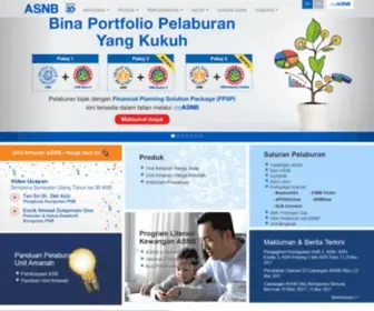 ASNB.com.my(Amanah Saham Nasional Berhad (ASNB)) Screenshot