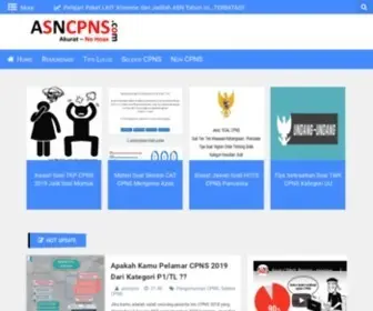 ASNCPNS.com(ASN CPNS) Screenshot