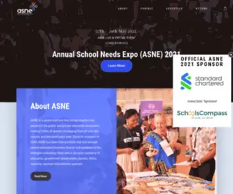 Asne.com.ng(Annual School Needs Expo (ASNE) Screenshot