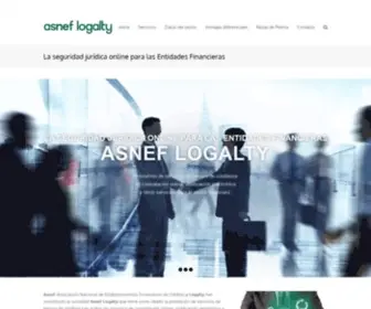 Asneflogalty.com(Asnef Logalty) Screenshot