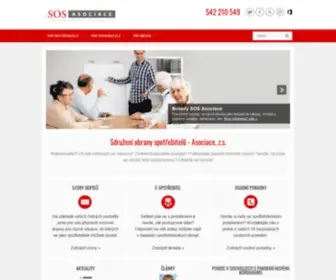 Asociace-Sos.cz(Sdružení obrany spotřebitelů) Screenshot