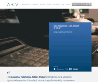 Asociacionaev.org(Asociación AEV) Screenshot