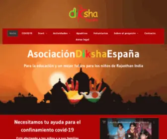 Asociaciondiksha.com(DIKSHA ESPAÑA) Screenshot