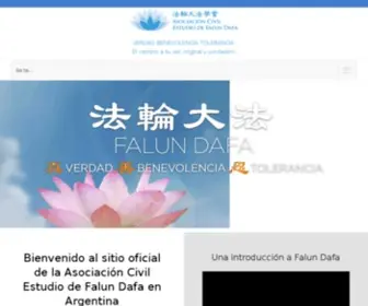 Asociacionfalundafa.org.ar(Falun Dafa (Falun Gong)) Screenshot