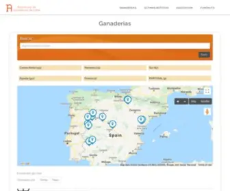 Asociacionlidia.com(Ganaderias) Screenshot