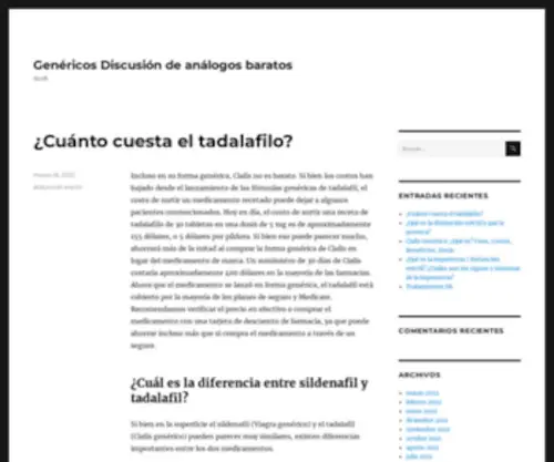 Asociacionrubik.es(Genéricos Discusión de análogos baratos) Screenshot