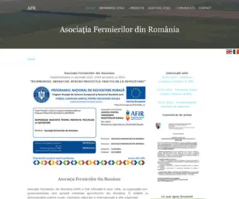 Asociatiafermierilor.ro(Înființată în anul 1996 AFR) Screenshot