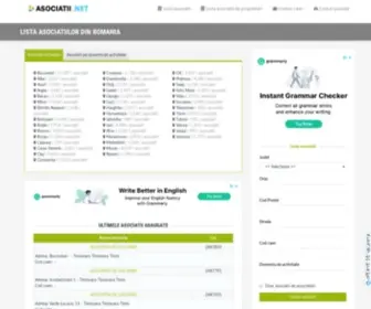 Asociatii.net(Lista Asociatiilor din Romania) Screenshot
