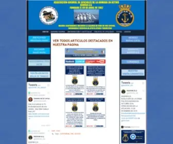 Asofar.cl(Asociación de Oficiales de la Armada en Retiro) Screenshot
