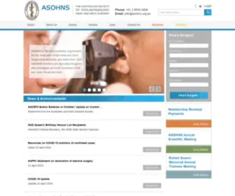 Asohns.org.au(Asohns) Screenshot