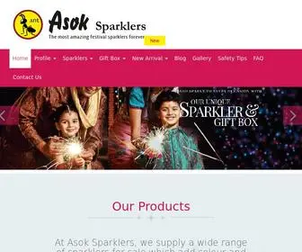 Asoksparklers.com(Sparklers Fireworks) Screenshot