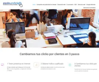 Asolounclick.com(Diseño web) Screenshot