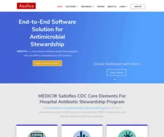 Asolva.com(Antimicrobial Stewardship Software) Screenshot