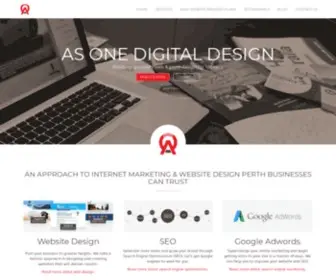 Asone.com.au(As One Website Design Joondalup) Screenshot