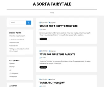 Asortafairytale.com(A sorta fairytale) Screenshot