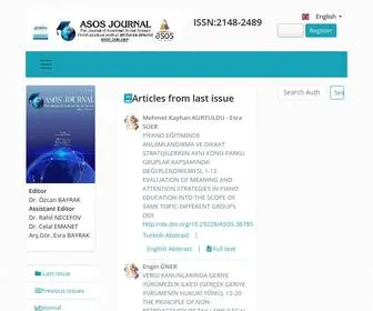 Asosjournal.com(The Journal of Academic Social Sciences) Screenshot