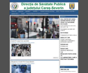 ASP-Caras.ro(Direcția de Sănătate Publică a județului Caraș) Screenshot