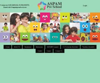 Aspampreschool.com(ASPAM Preschool) Screenshot