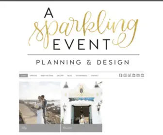 Asparklingevent.com(A Sparkling Event) Screenshot